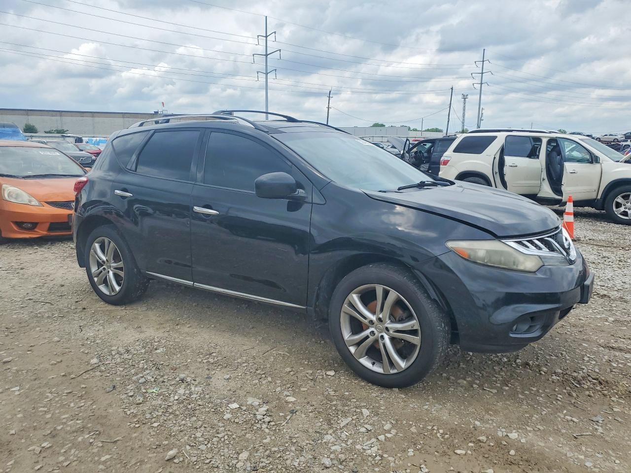 2011 Nissan Murano S Black vin: JN8AZ1MU8BW057158