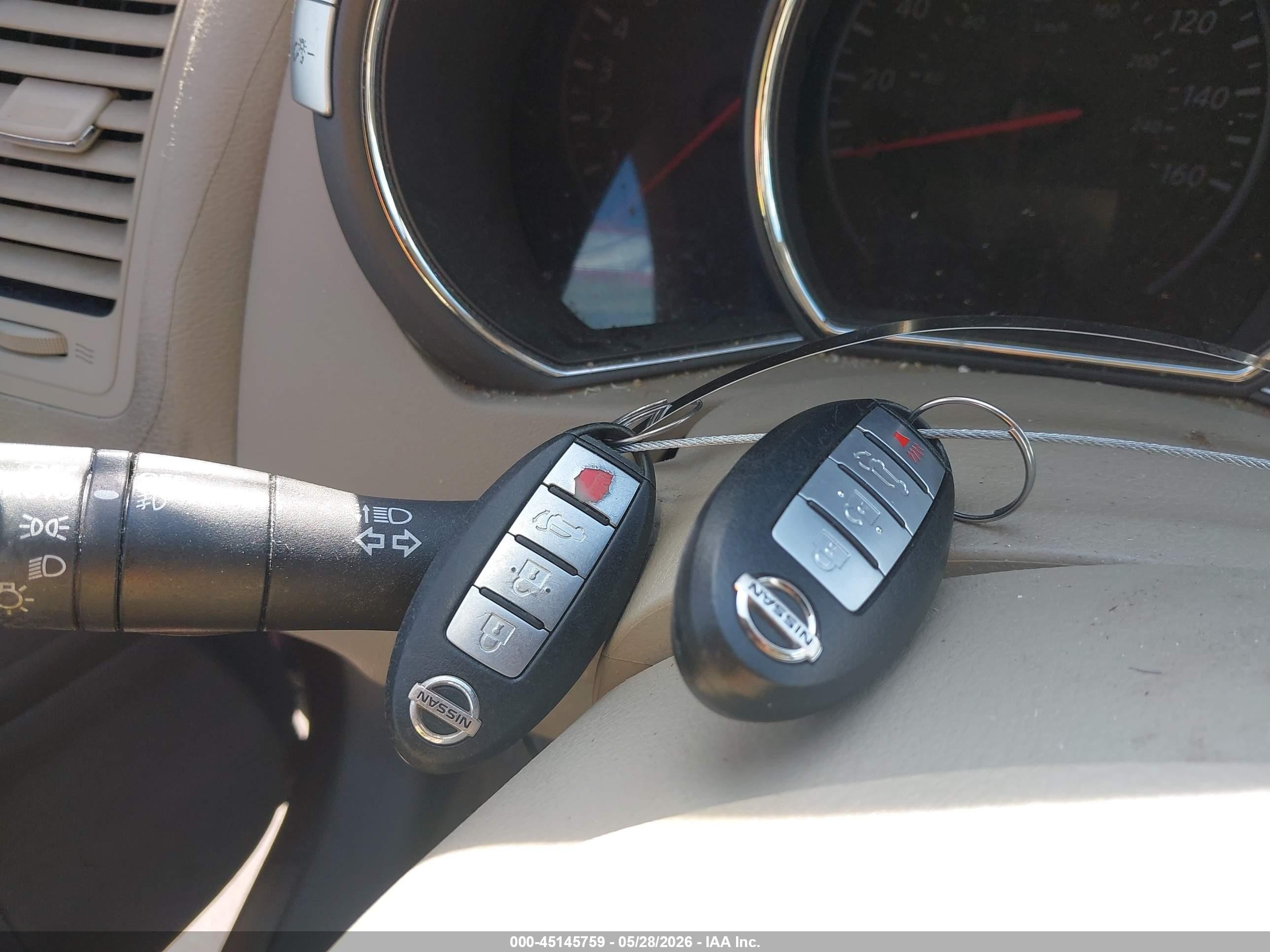 2012 Nissan Murano Sl Brown vin: JN8AZ1MU8CW101824