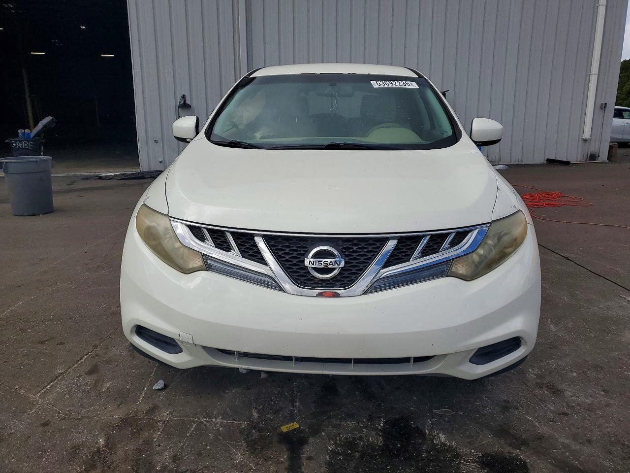 2012 Nissan Murano S Белый vin: JN8AZ1MU8CW102875