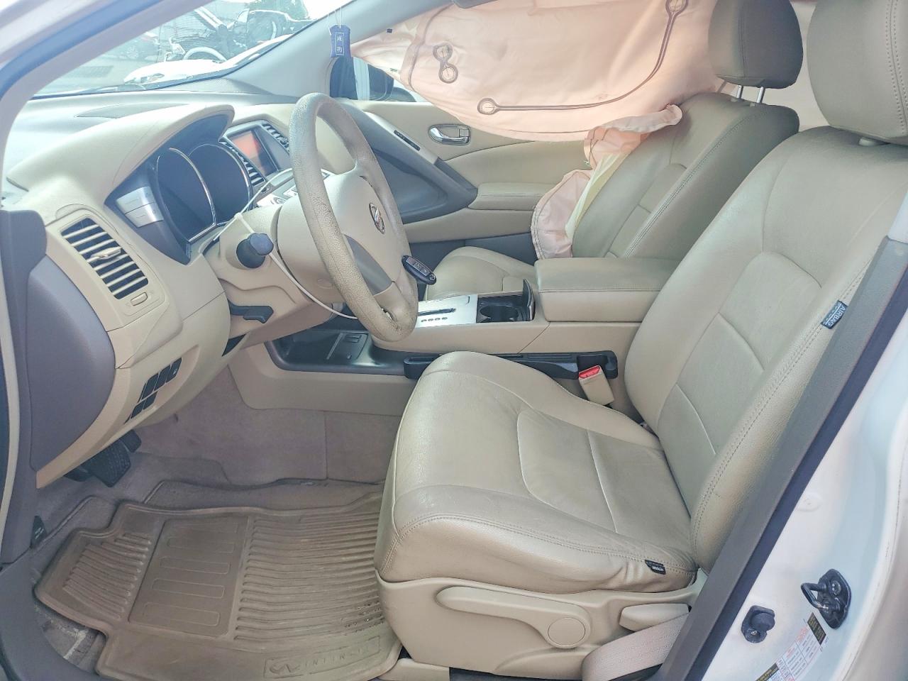 2012 Nissan Murano S Белый vin: JN8AZ1MU8CW102875