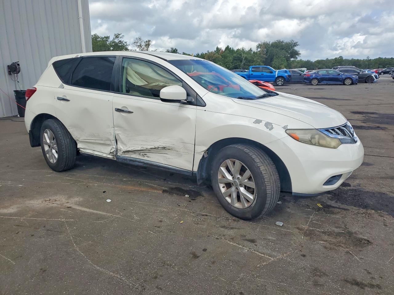 2012 Nissan Murano S Белый vin: JN8AZ1MU8CW102875