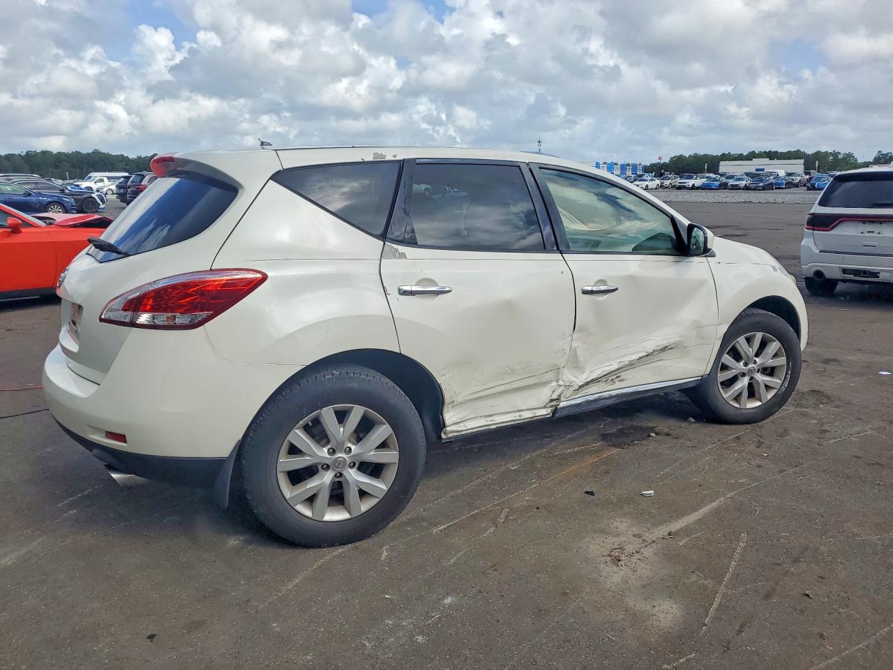 2012 Nissan Murano S Белый vin: JN8AZ1MU8CW102875