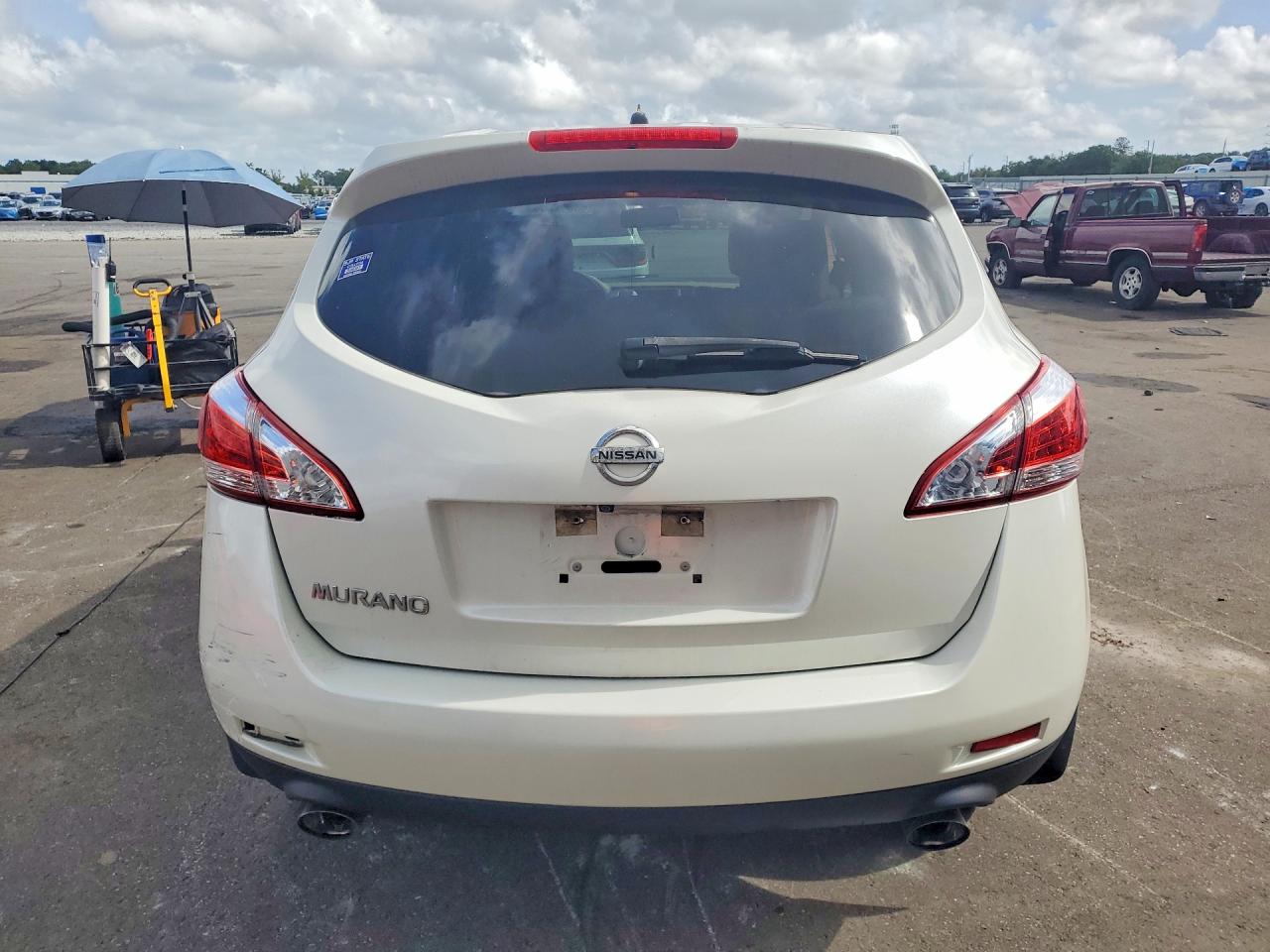 2012 Nissan Murano S Белый vin: JN8AZ1MU8CW102875