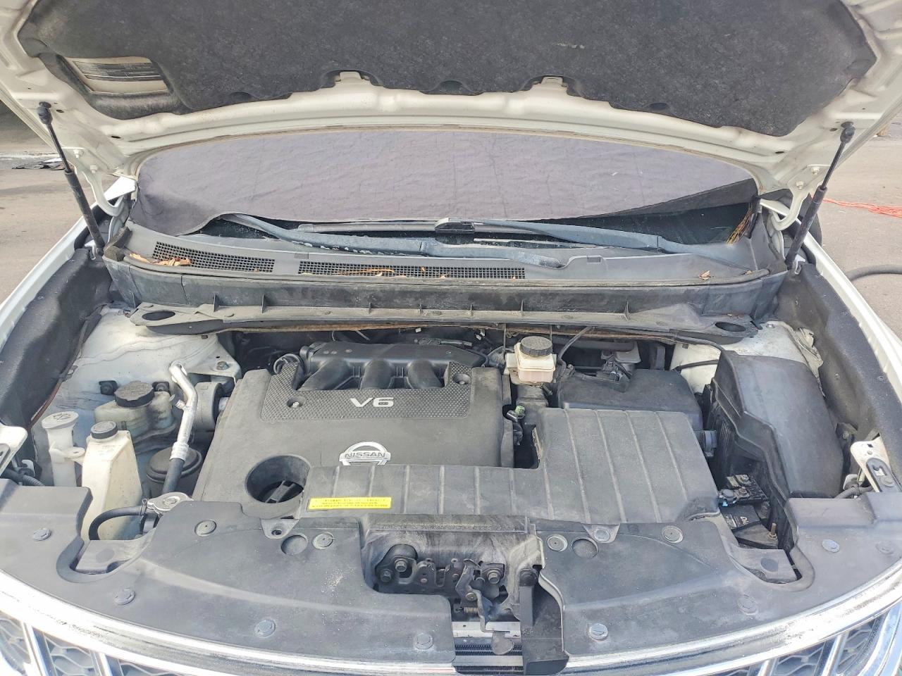 2012 Nissan Murano S Белый vin: JN8AZ1MU8CW102875