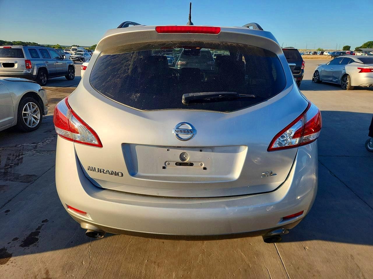 2012 Nissan Murano Sl Silver vin: JN8AZ1MU8CW112693