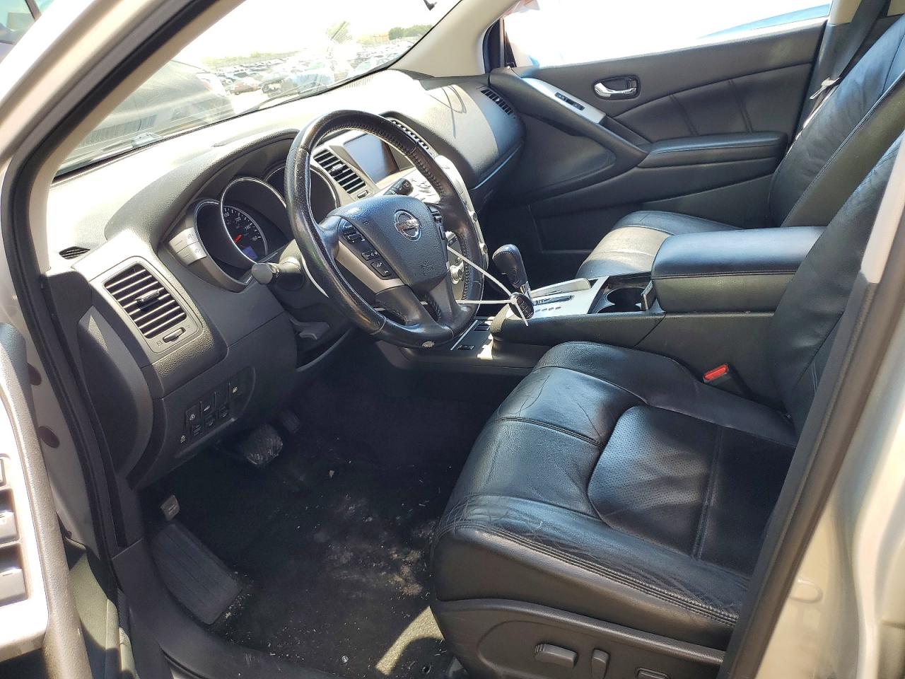 2012 Nissan Murano Sl Silver vin: JN8AZ1MU8CW112693