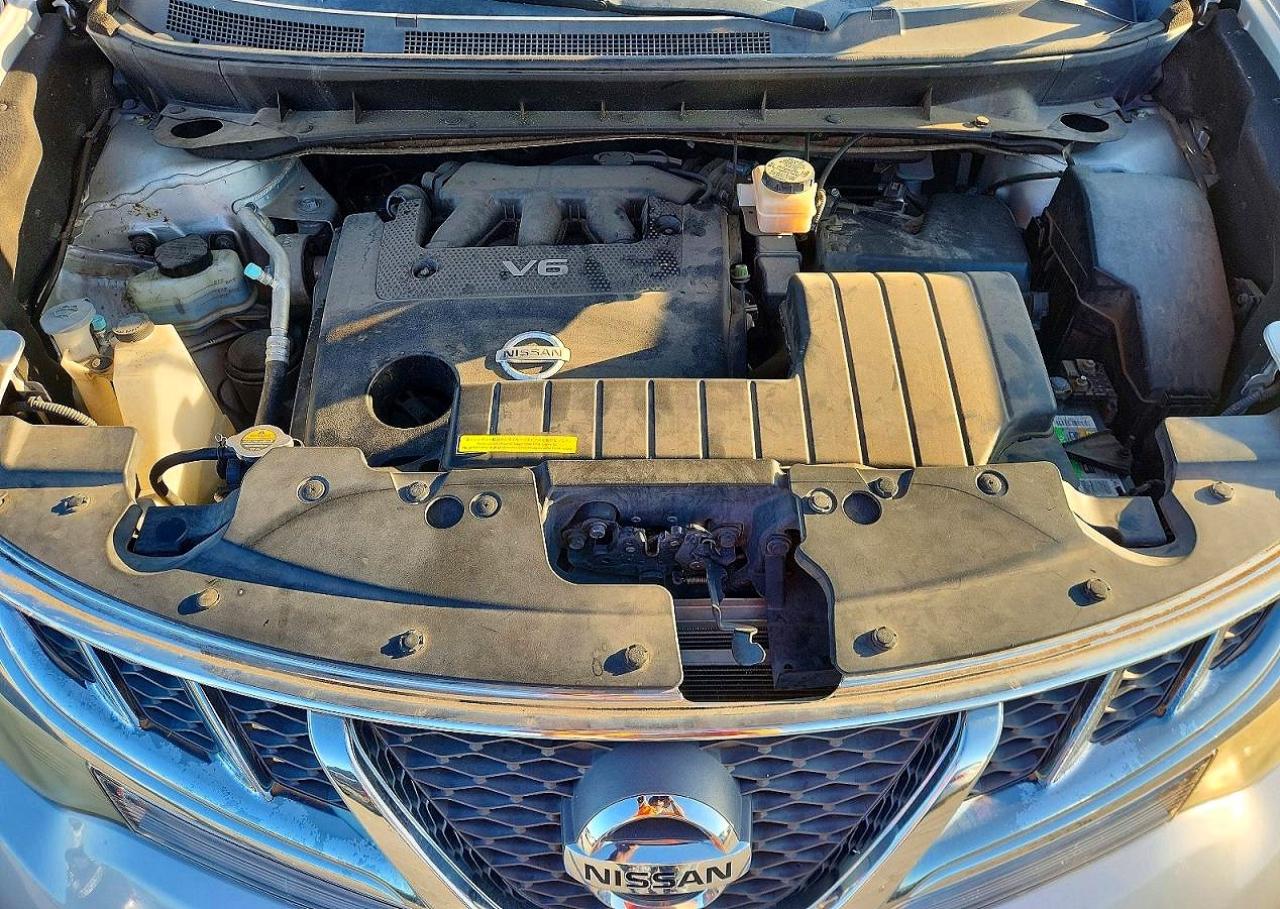 2012 Nissan Murano Sl Silver vin: JN8AZ1MU8CW112693
