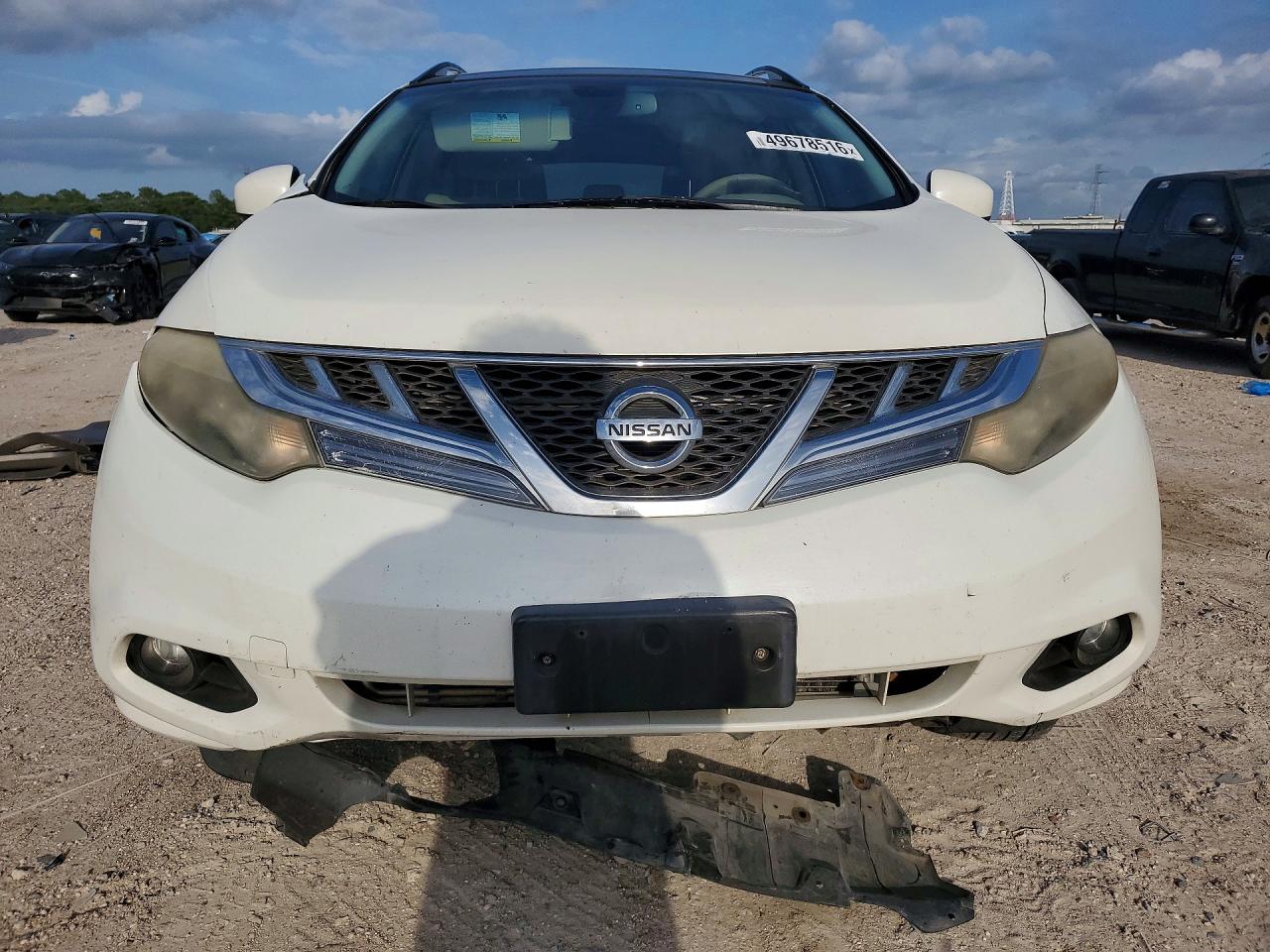 2012 Nissan Murano S White vin: JN8AZ1MU8CW116064