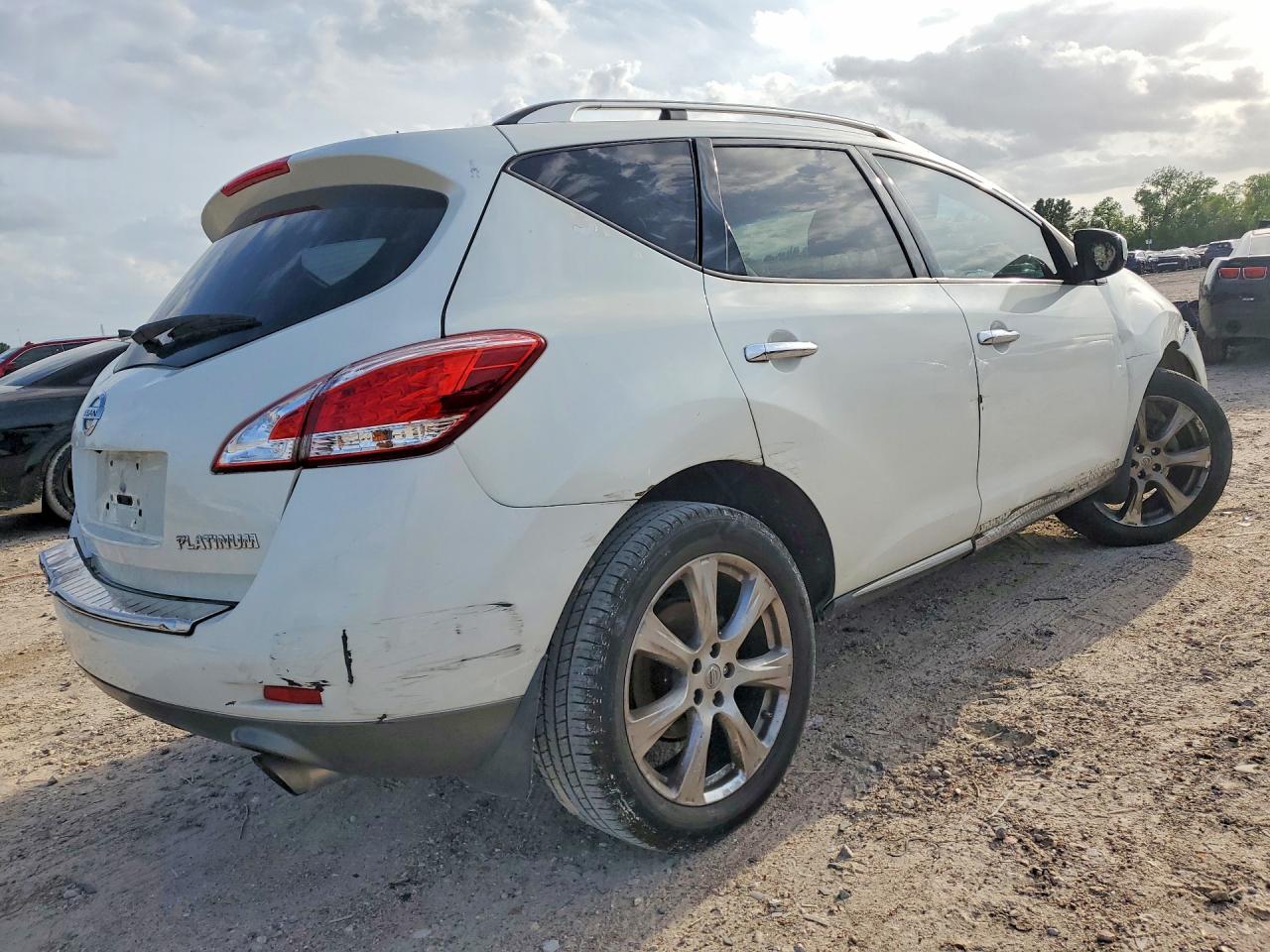 2012 Nissan Murano S White vin: JN8AZ1MU8CW116064