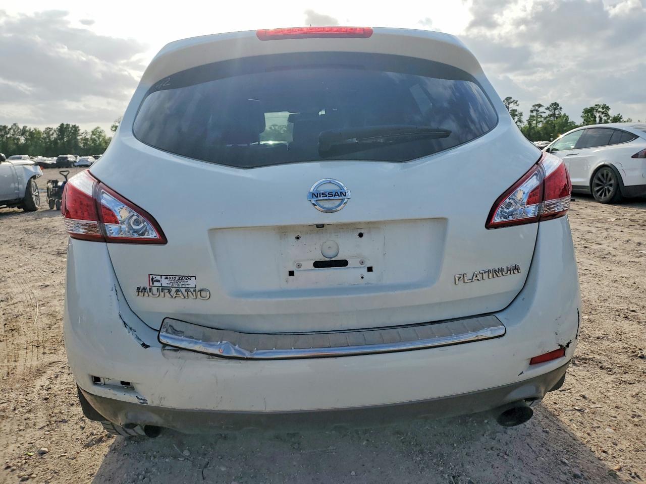 2012 Nissan Murano S White vin: JN8AZ1MU8CW116064