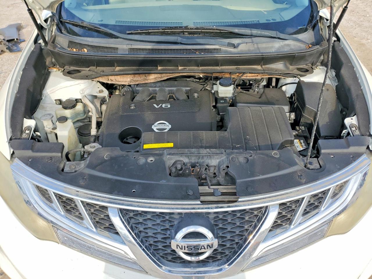 2012 Nissan Murano S White vin: JN8AZ1MU8CW116064