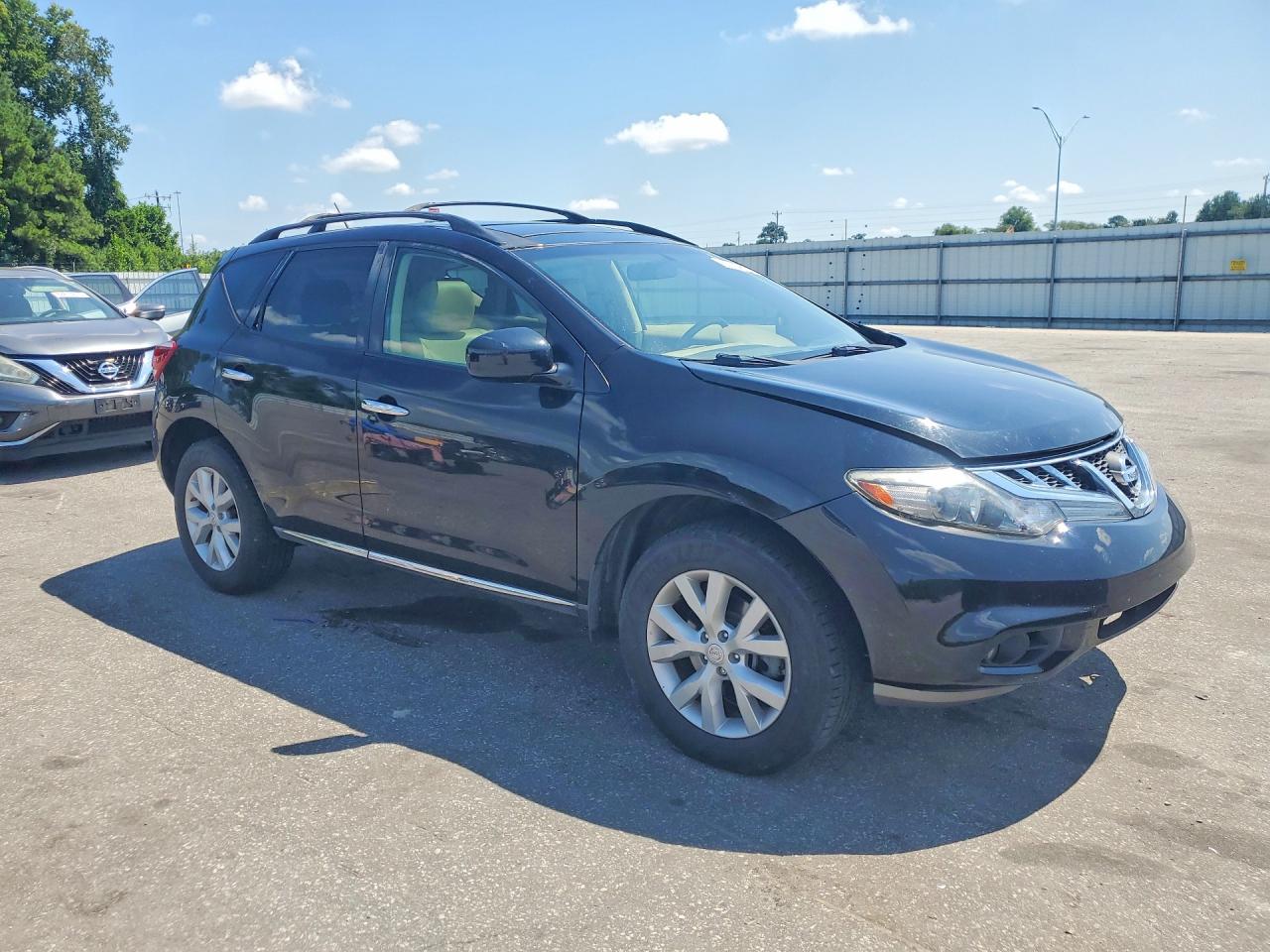 2012 Nissan Murano S Black vin: JN8AZ1MU8CW120406