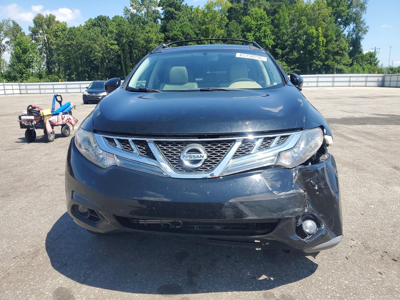 2012 Nissan Murano S Black vin: JN8AZ1MU8CW120406