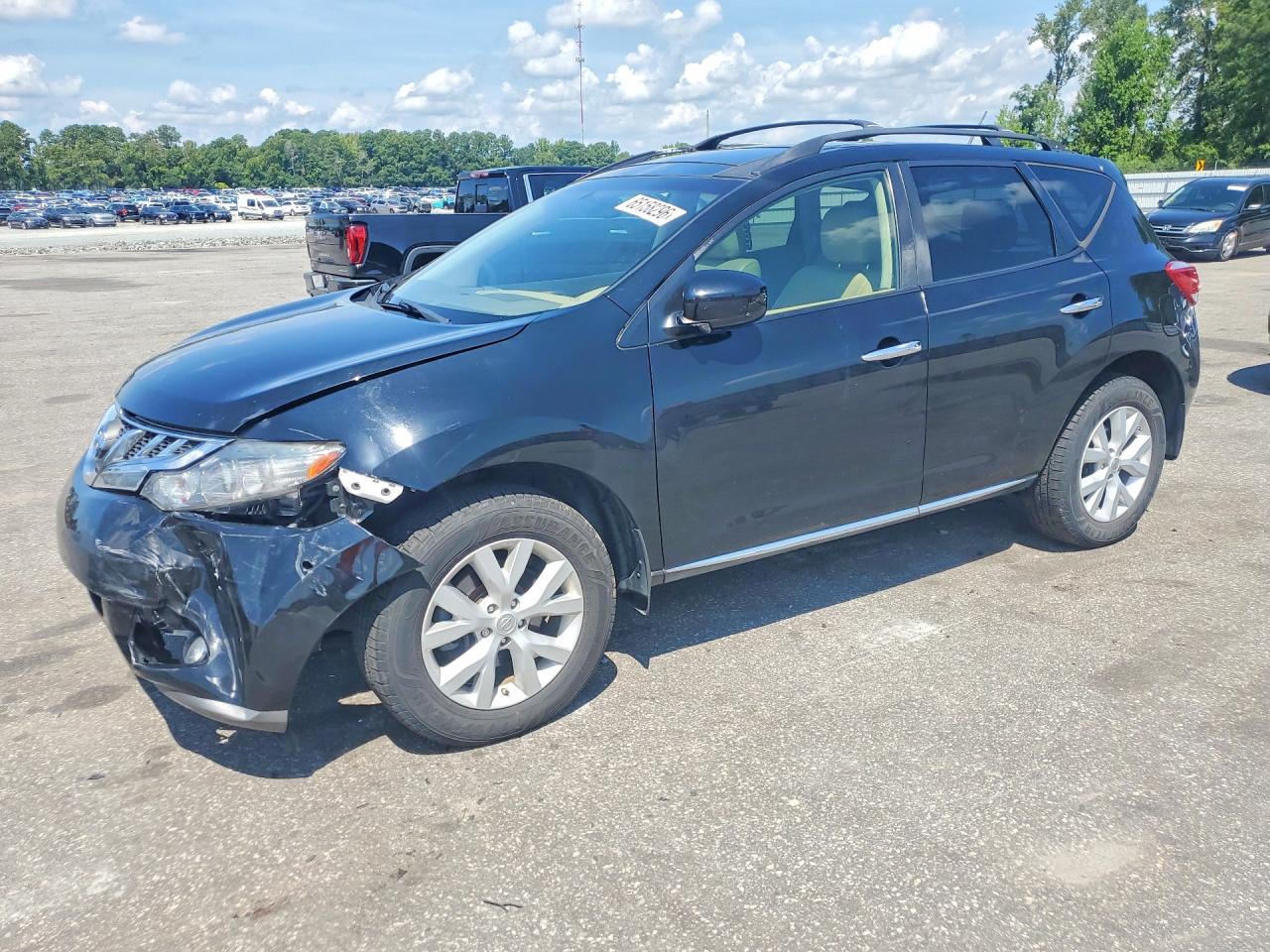 2012 Nissan Murano S Black vin: JN8AZ1MU8CW120406