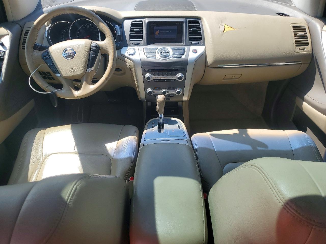 2012 Nissan Murano S Black vin: JN8AZ1MU8CW120406