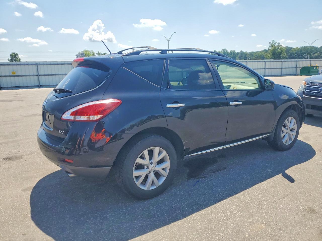 2012 Nissan Murano S Black vin: JN8AZ1MU8CW120406