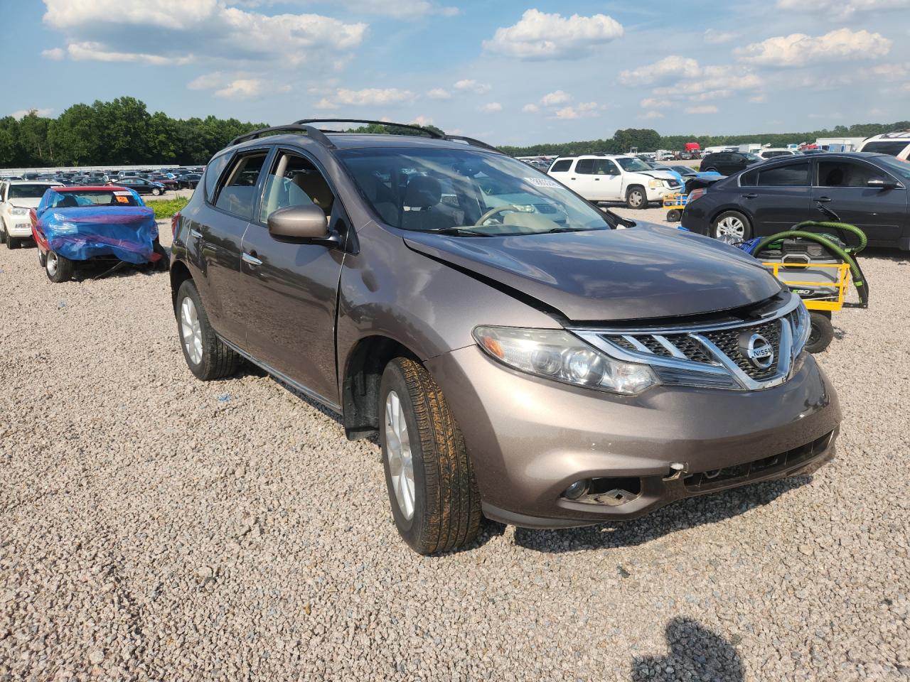 2013 Nissan Murano S Tan vin: JN8AZ1MU8DW206767