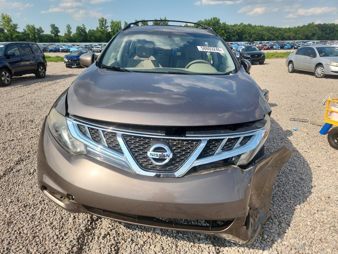 2013 Nissan Murano S Tan vin: JN8AZ1MU8DW206767