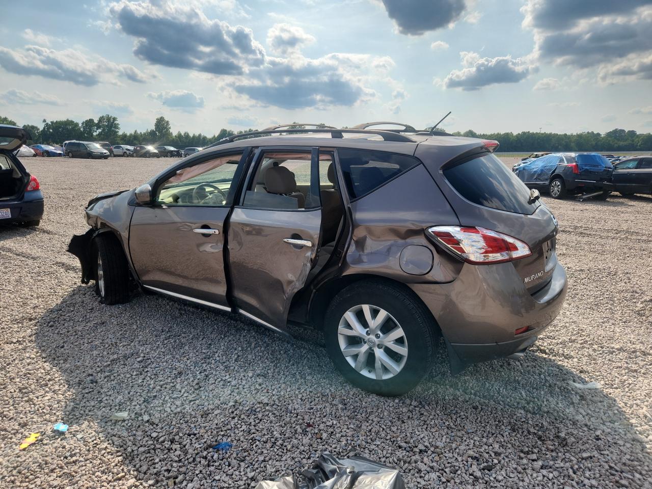 2013 Nissan Murano S Tan vin: JN8AZ1MU8DW206767