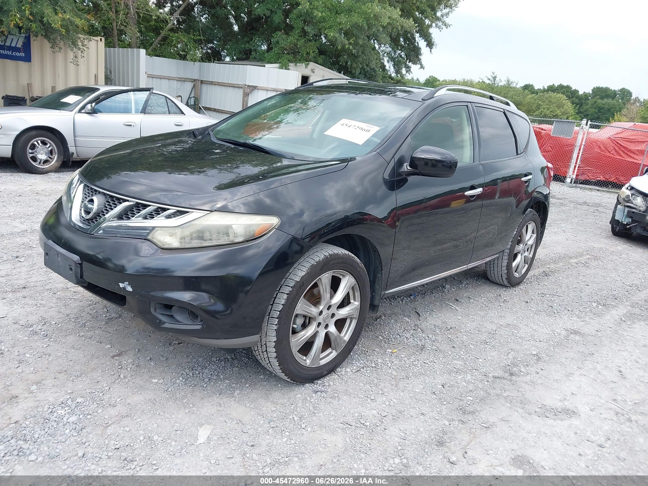 2013 Nissan Murano Le Black vin: JN8AZ1MU8DW208938