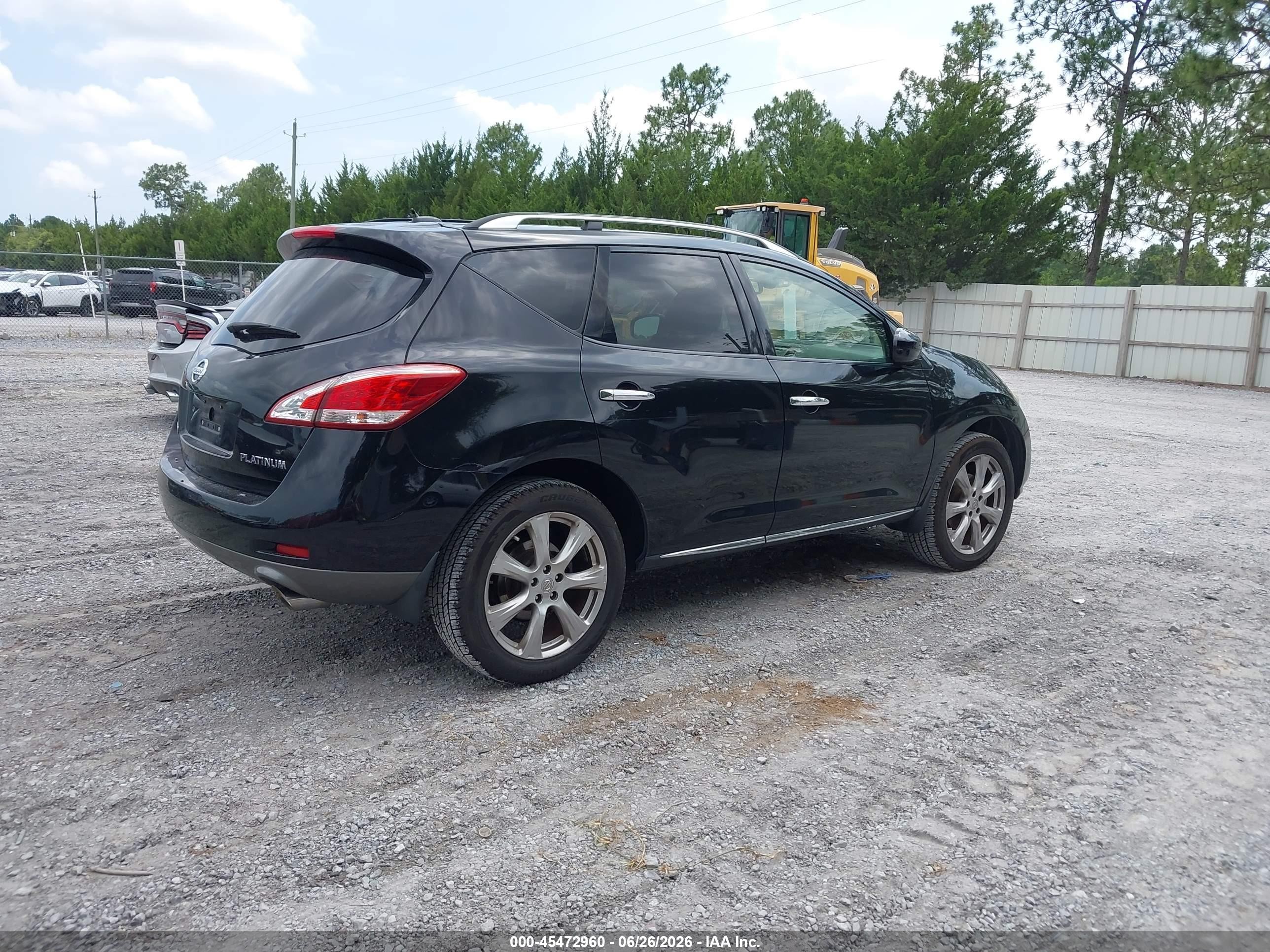 2013 Nissan Murano Le Black vin: JN8AZ1MU8DW208938