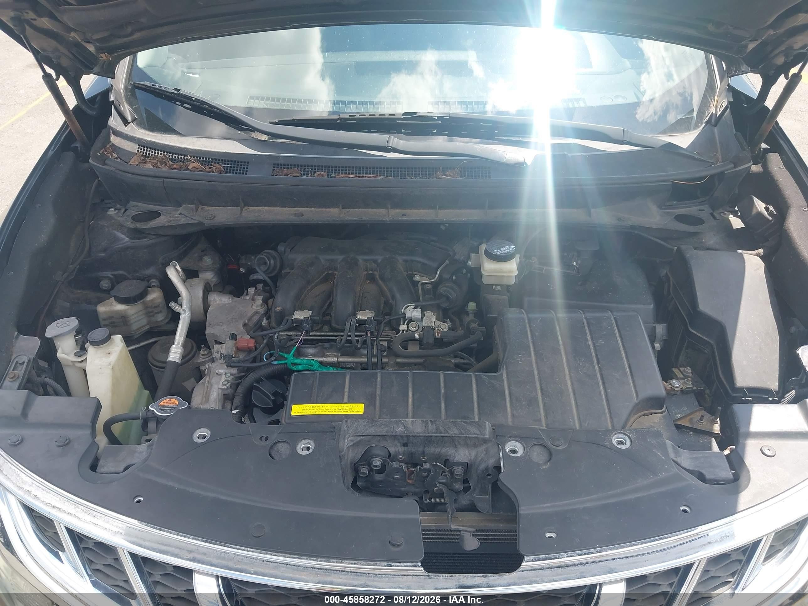 2013 Nissan Murano Sl Black vin: JN8AZ1MU8DW209104