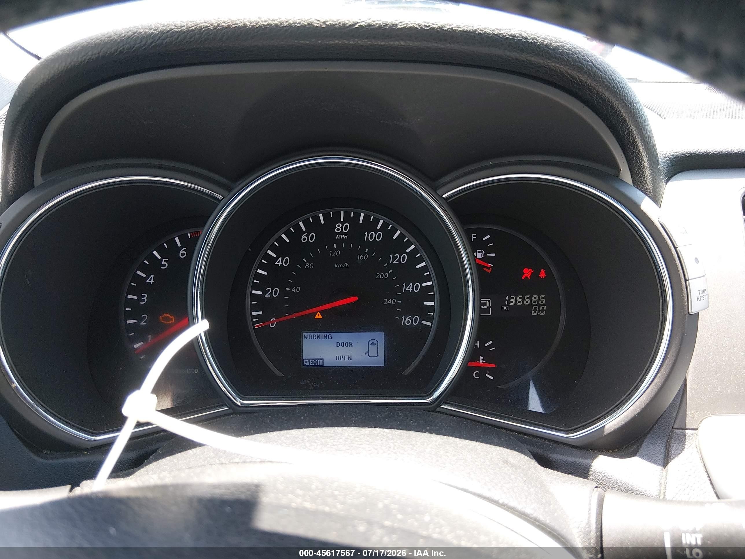 2014 Nissan Murano Sv Gray vin: JN8AZ1MU8EW402869