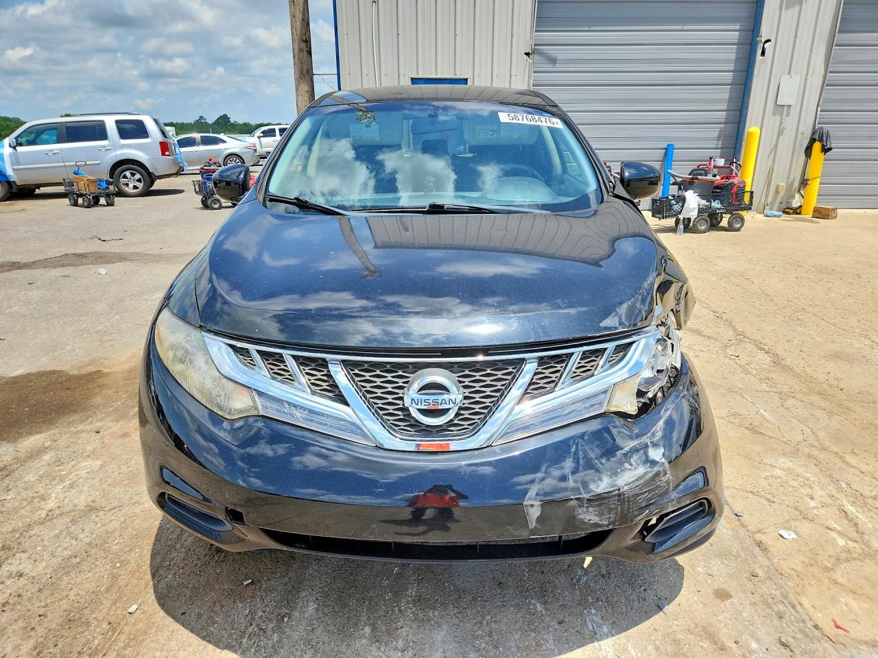 2014 Nissan Murano S Black vin: JN8AZ1MU8EW406873