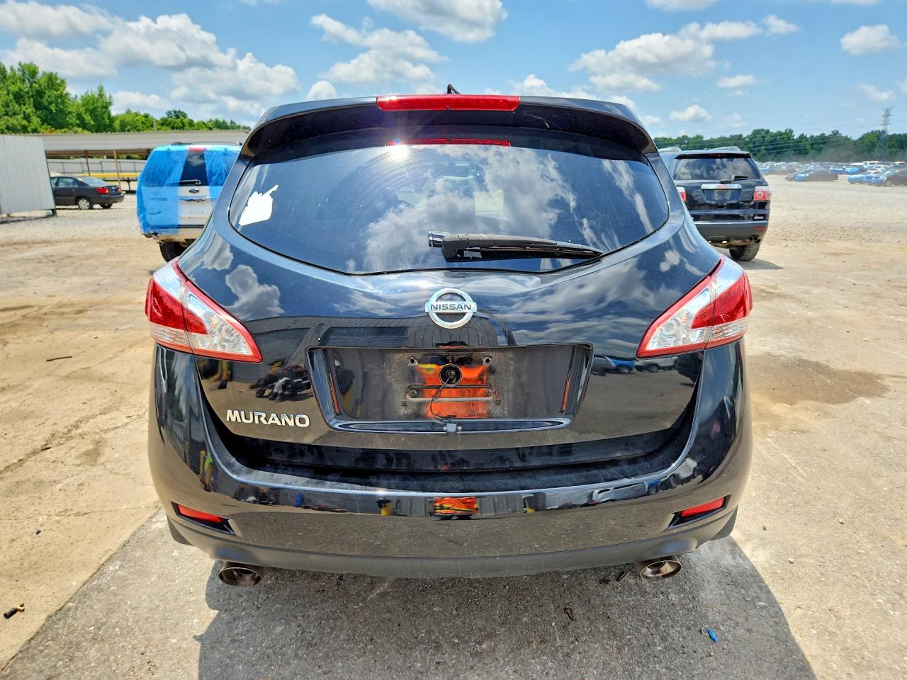 2014 Nissan Murano S Black vin: JN8AZ1MU8EW406873
