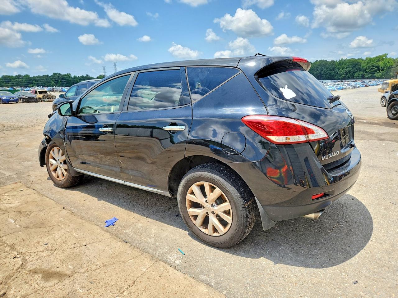 2014 Nissan Murano S Black vin: JN8AZ1MU8EW406873