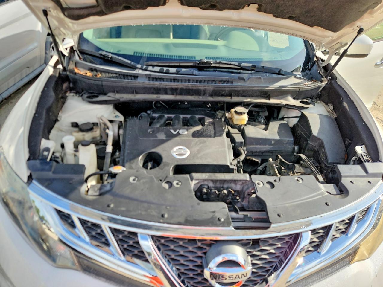 2014 Nissan Murano Sl Белый vin: JN8AZ1MU8EW410907