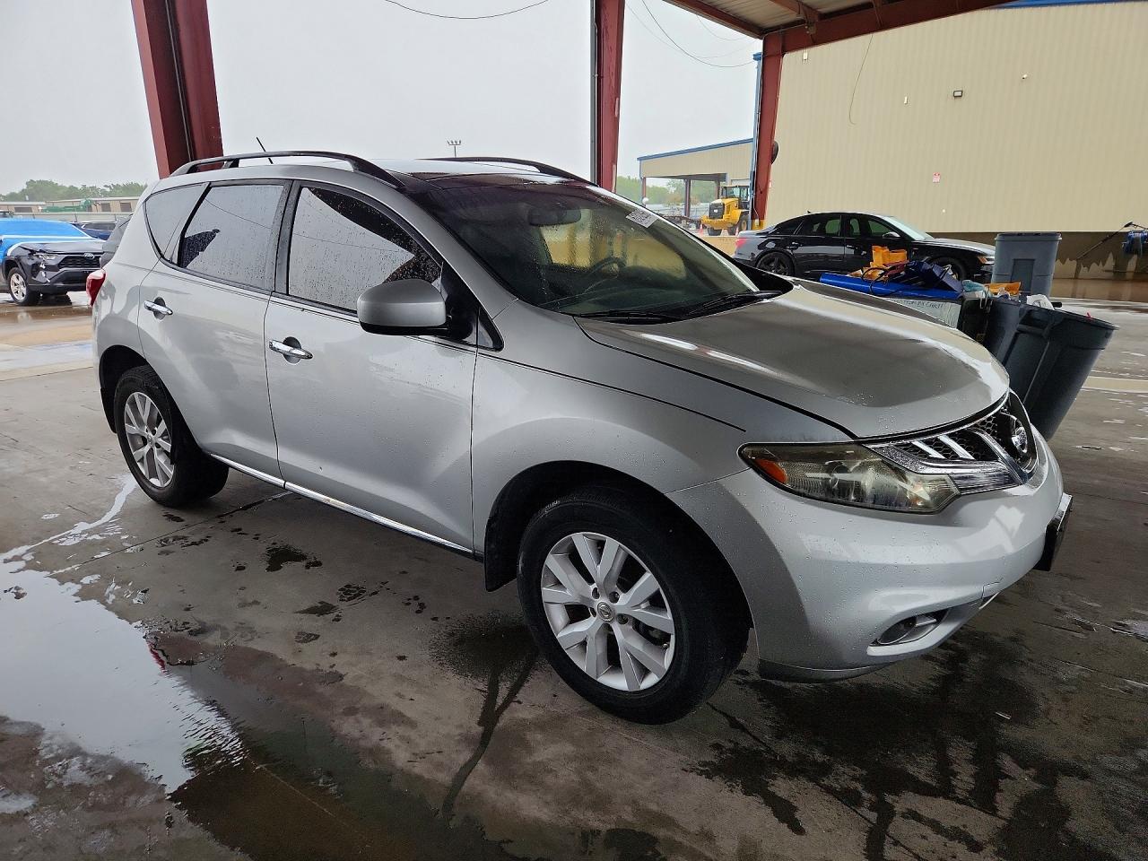 2014 Nissan Murano Sl Silver vin: JN8AZ1MU8EW416139