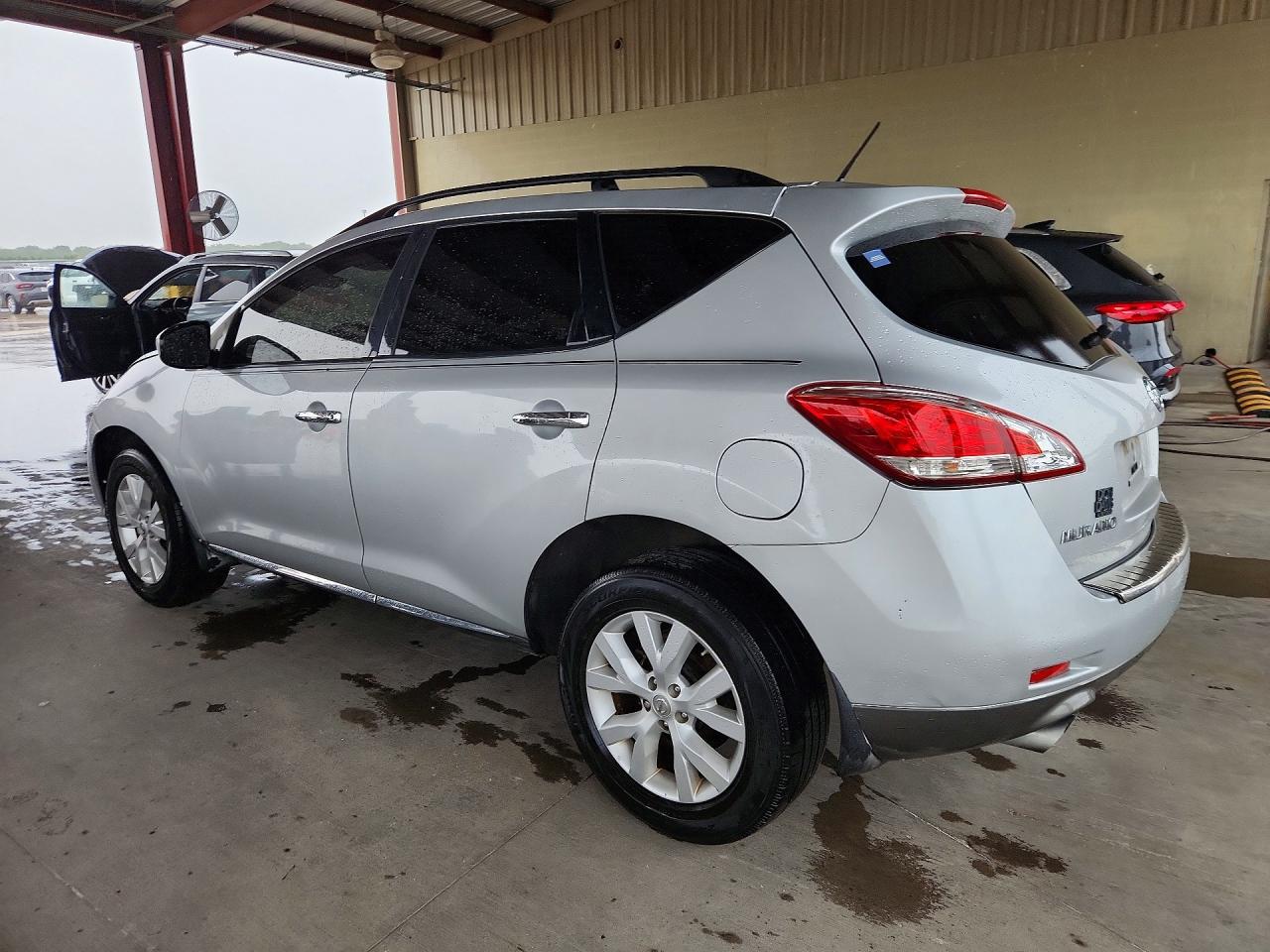 2014 Nissan Murano Sl Silver vin: JN8AZ1MU8EW416139