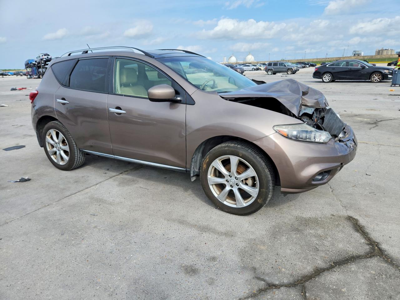 2014 Nissan Murano Le Tan vin: JN8AZ1MU8EW417761