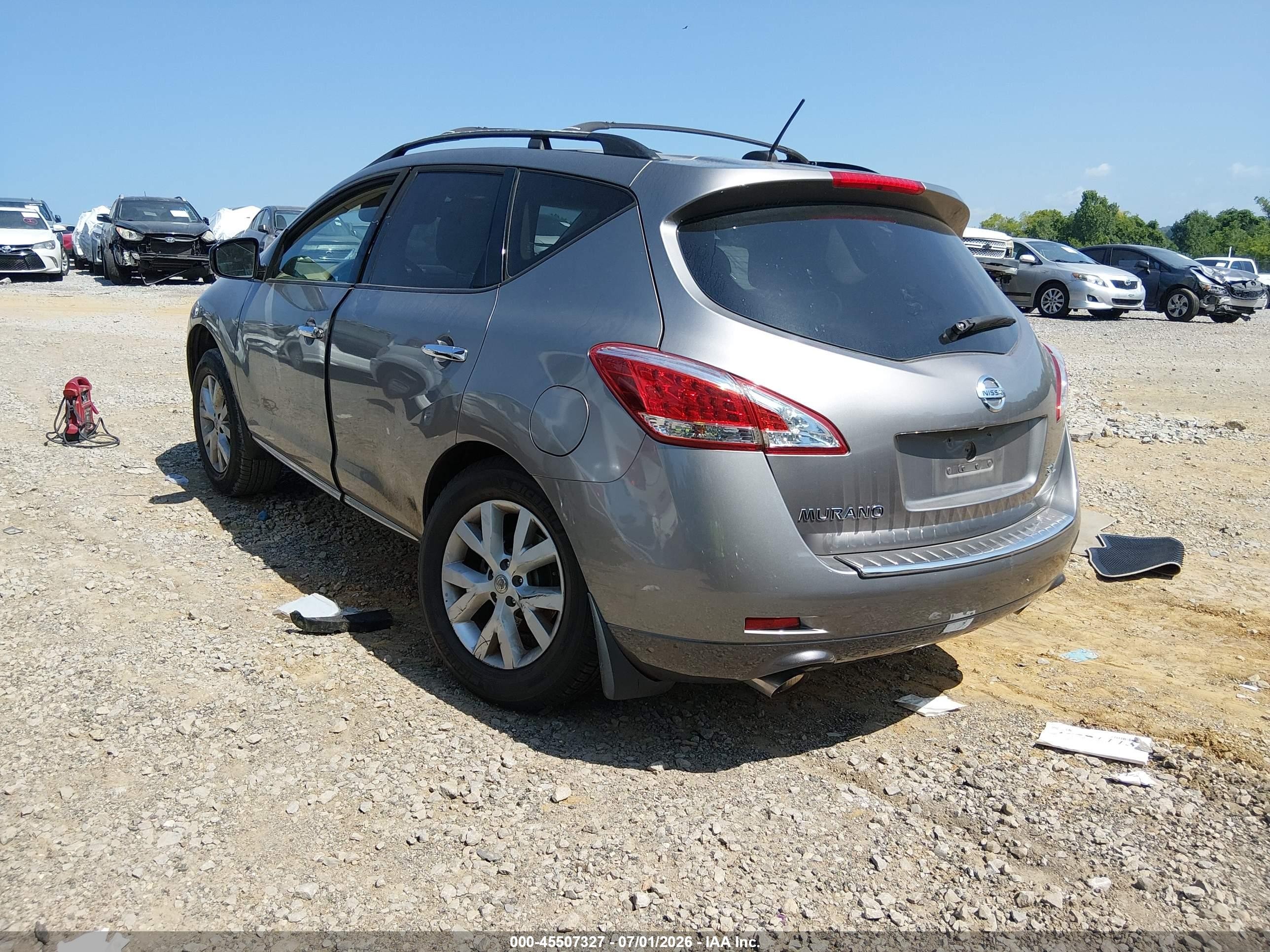 2011 Nissan Murano Sl Silver vin: JN8AZ1MU9BW051045