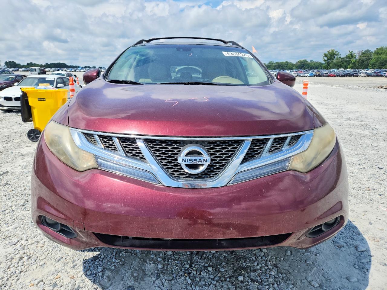 2011 Nissan Murano S/sl/le Burgundy vin: JN8AZ1MU9BW062675
