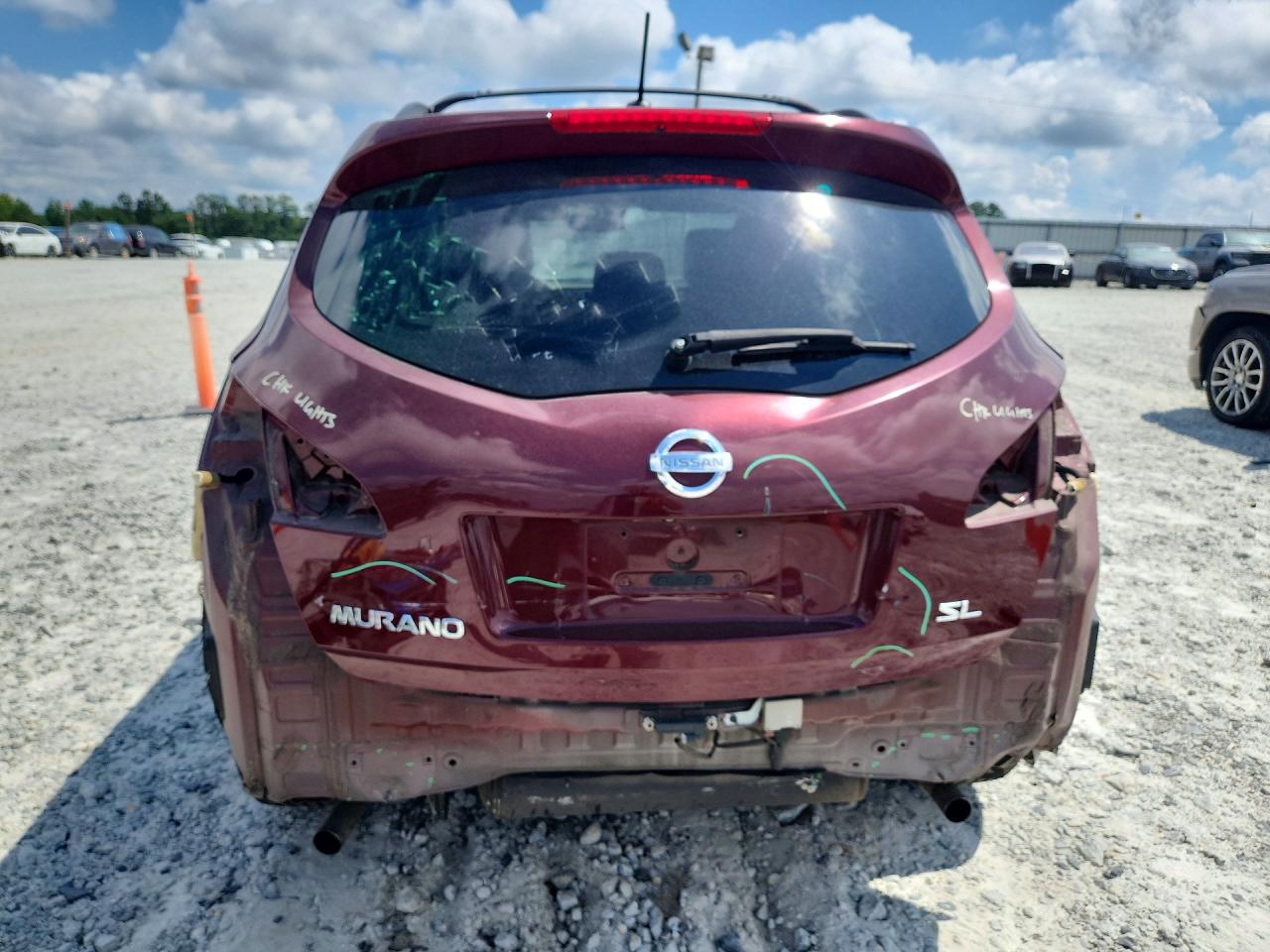 2011 Nissan Murano S/sl/le Burgundy vin: JN8AZ1MU9BW062675