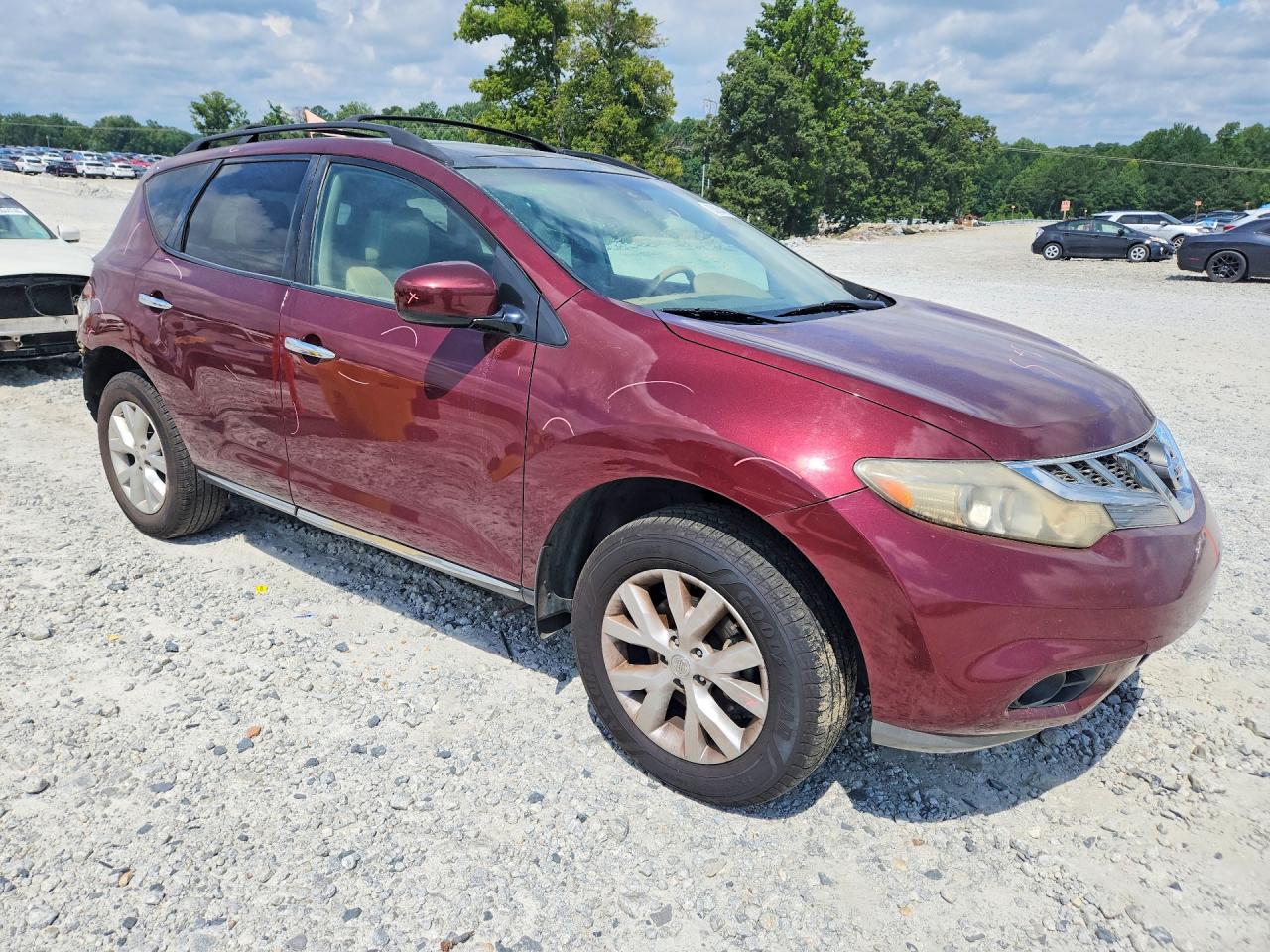 2011 Nissan Murano S/sl/le Burgundy vin: JN8AZ1MU9BW062675
