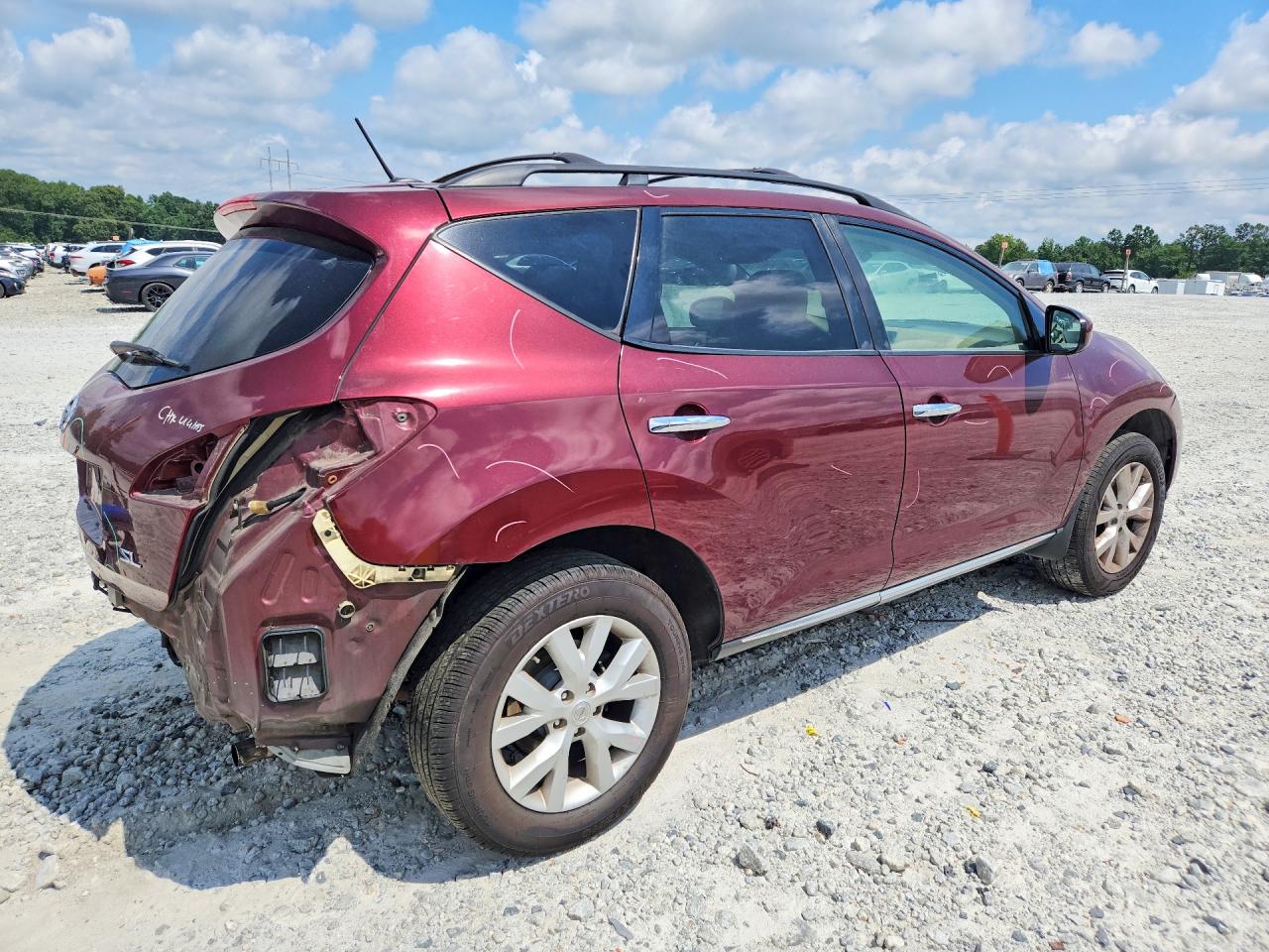 2011 Nissan Murano S/sl/le Burgundy vin: JN8AZ1MU9BW062675