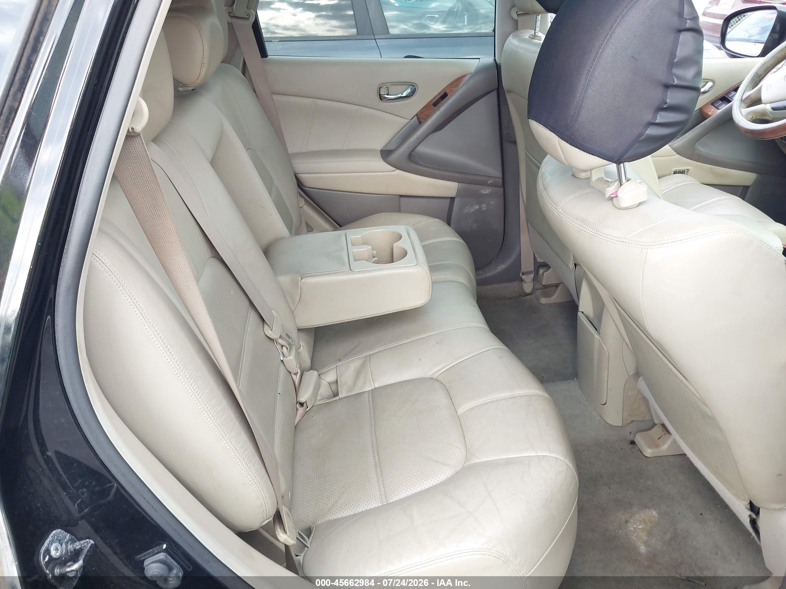 2012 Nissan Murano Le Черный vin: JN8AZ1MU9CW103162