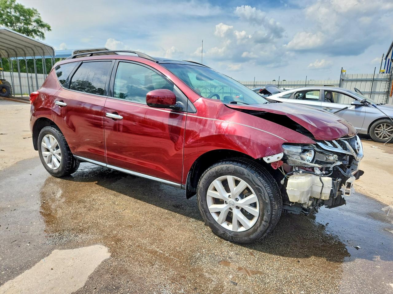 2012 Nissan Murano S Burgundy vin: JN8AZ1MU9CW103629