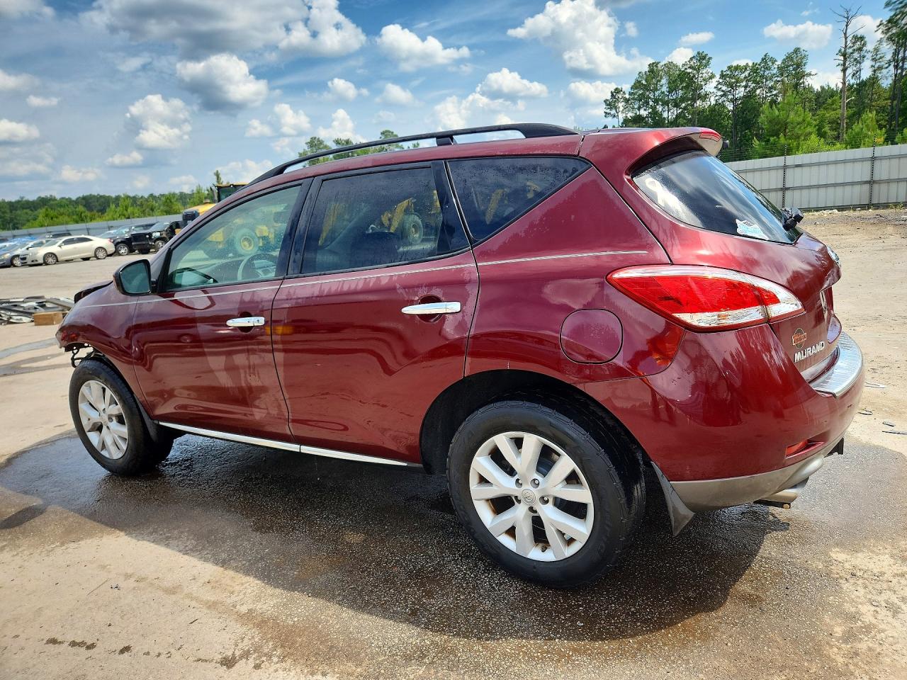 2012 Nissan Murano S Burgundy vin: JN8AZ1MU9CW103629