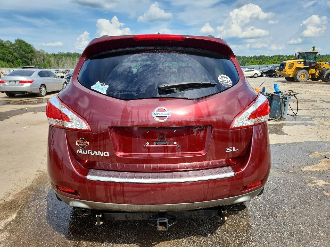 2012 Nissan Murano S Burgundy vin: JN8AZ1MU9CW103629