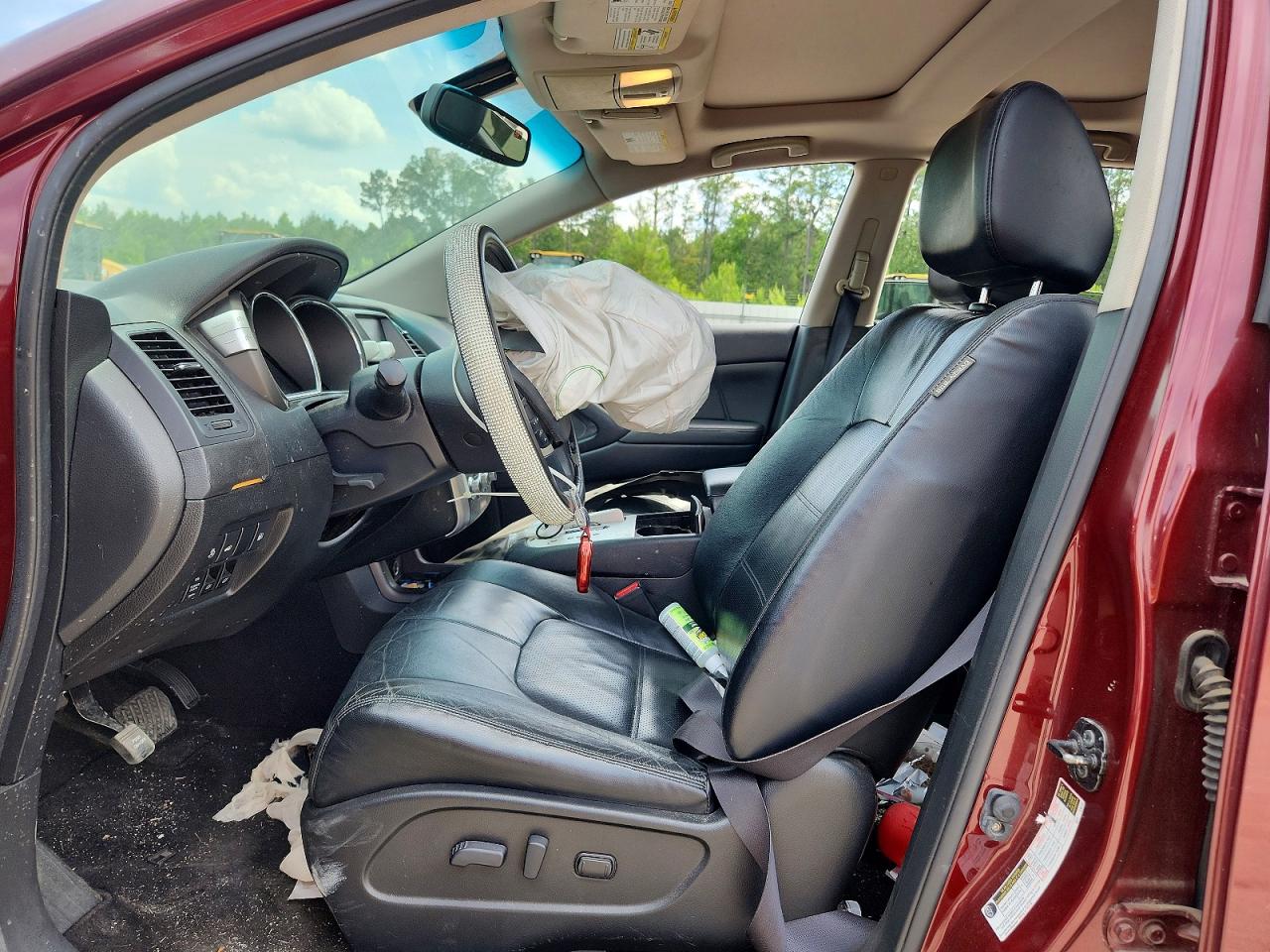 2012 Nissan Murano S Burgundy vin: JN8AZ1MU9CW103629