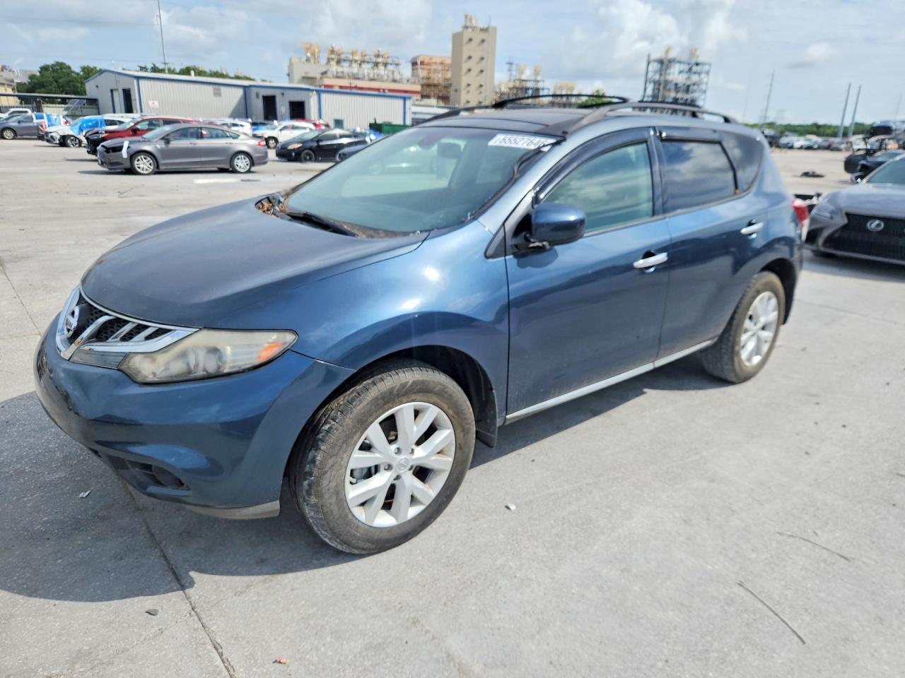 2012 Nissan Murano S Blue vin: JN8AZ1MU9CW105641