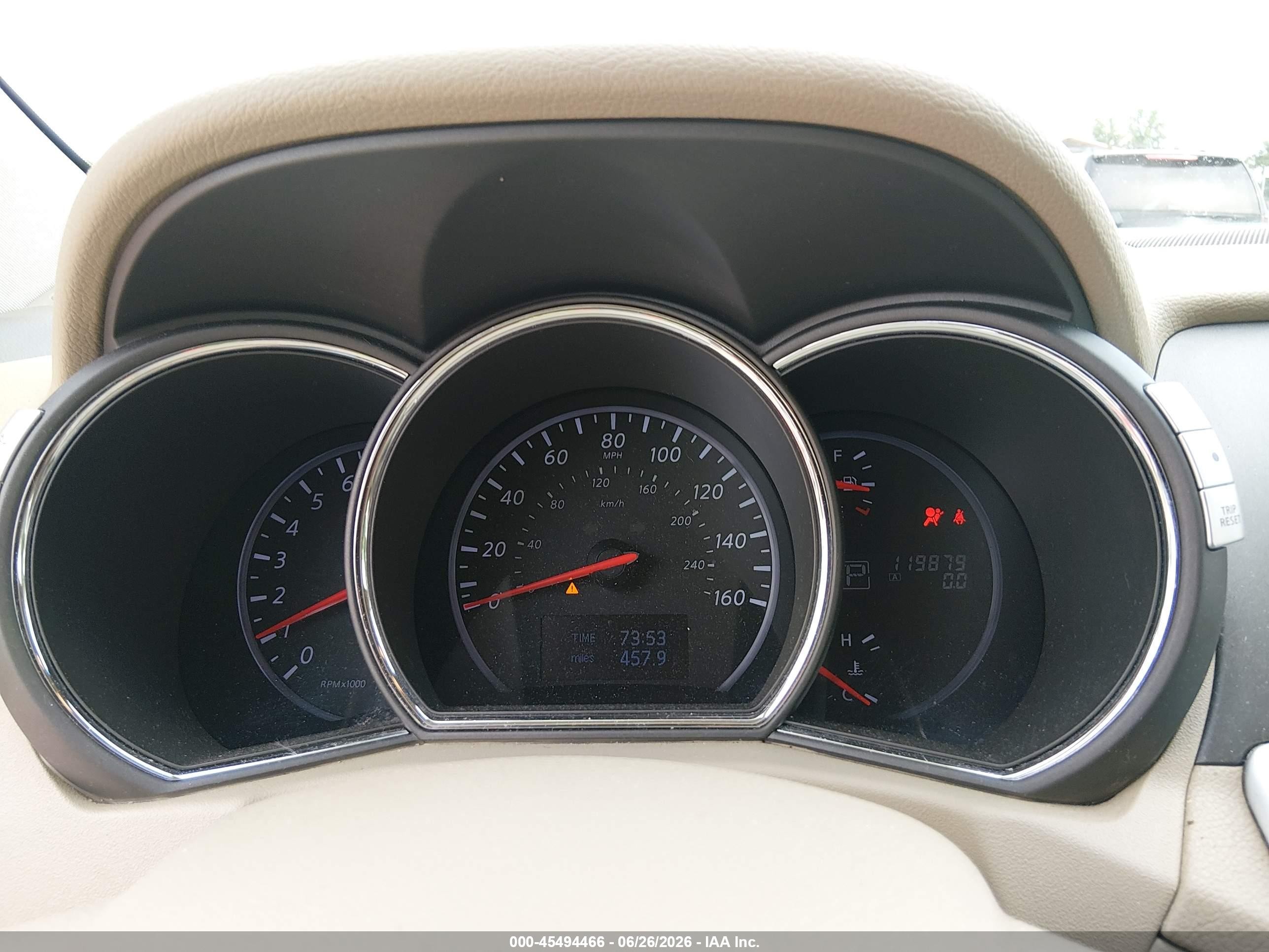 2012 Nissan Murano Le White vin: JN8AZ1MU9CW108622
