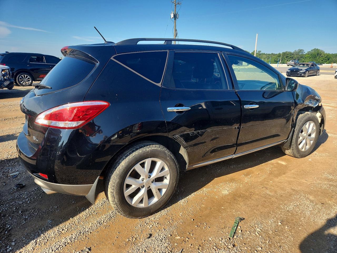 2012 Nissan Murano S Black vin: JN8AZ1MU9CW109785