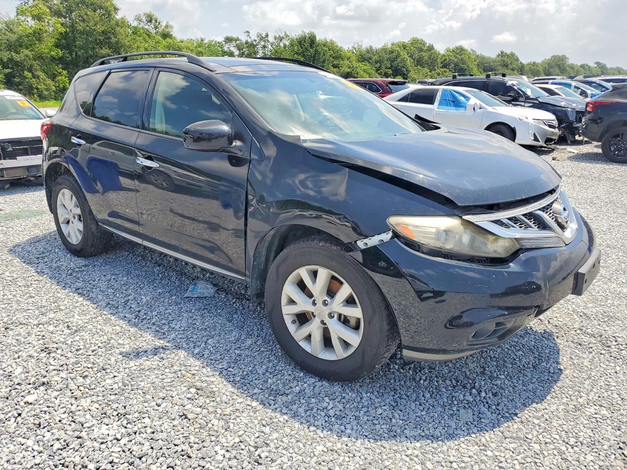 2012 Nissan Murano Black vin: JN8AZ1MU9CW110306