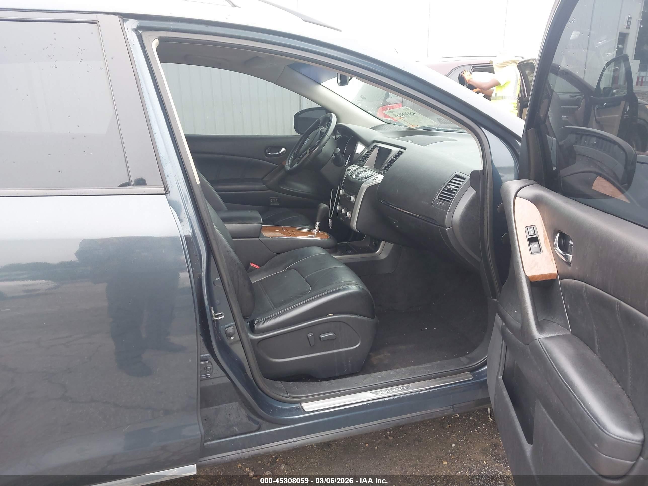 2012 Nissan Murano Le Синий vin: JN8AZ1MU9CW110631