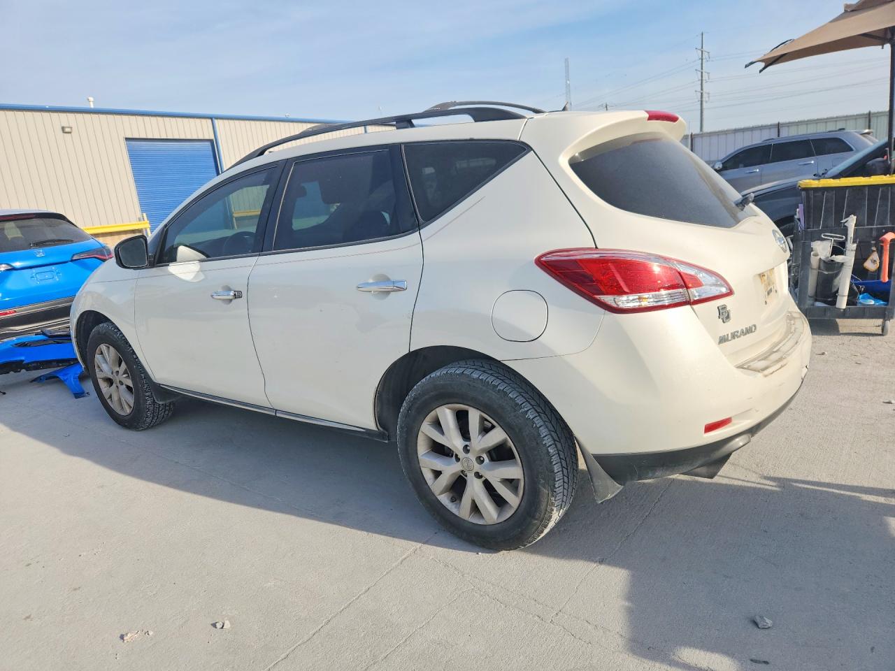 2012 Nissan Murano S Белый vin: JN8AZ1MU9CW113352